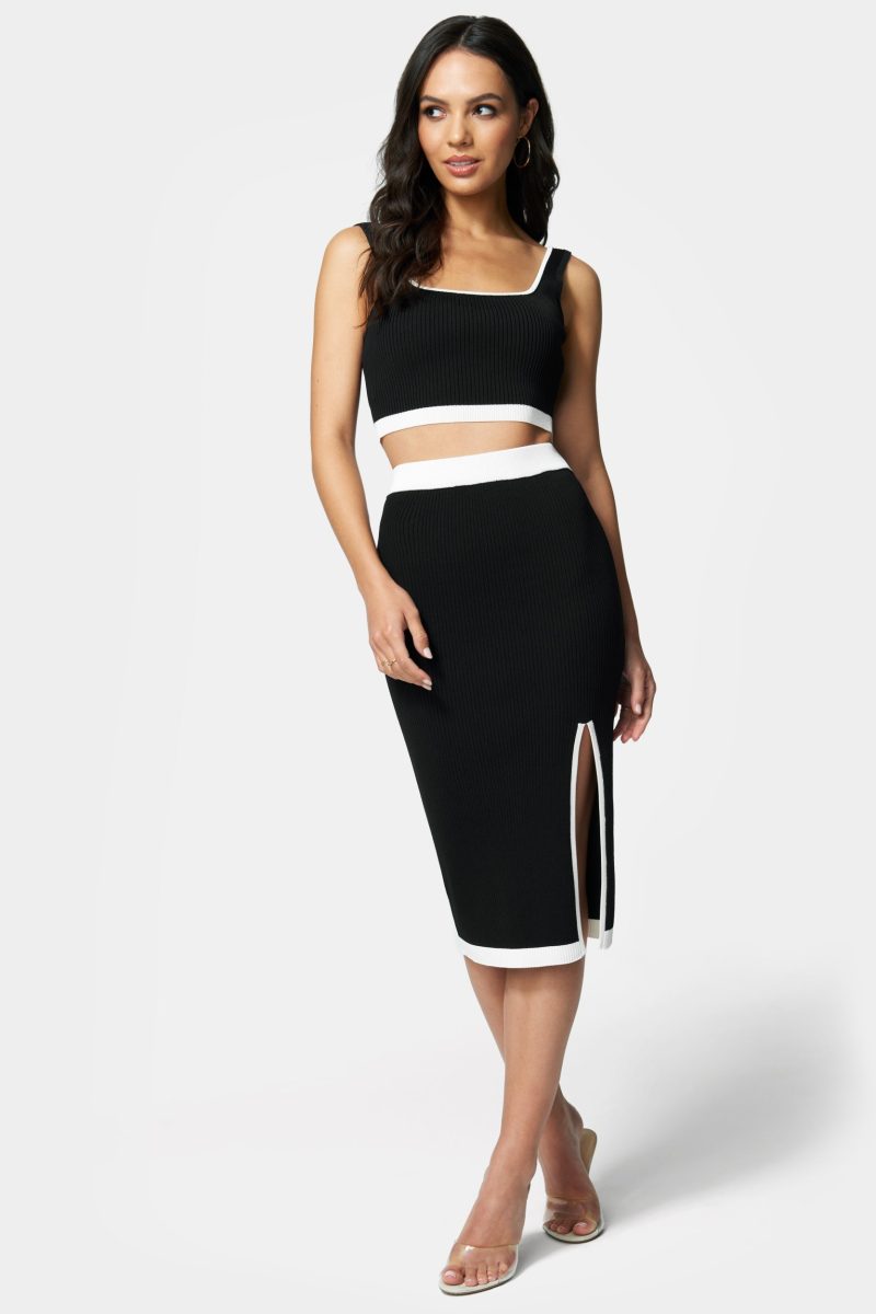 Rib Knit 2-Piece Dress