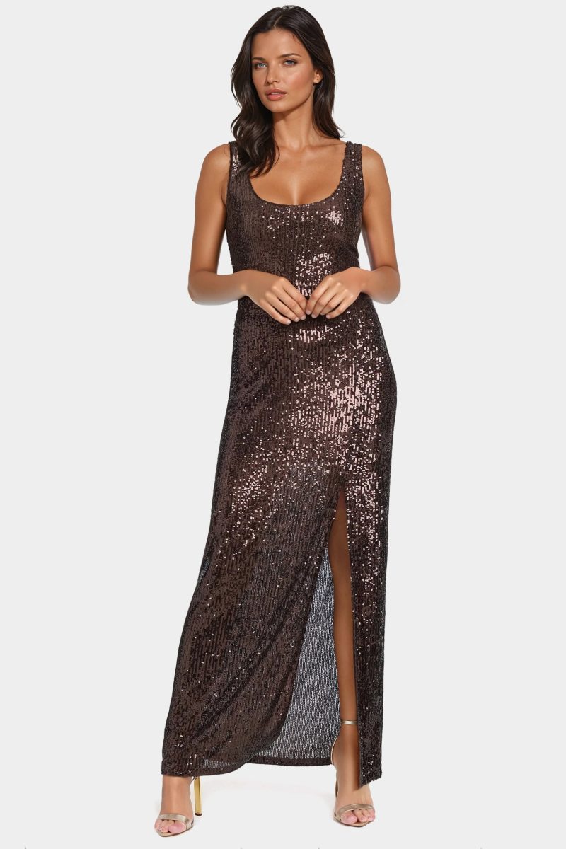 Sequin Tank Gown