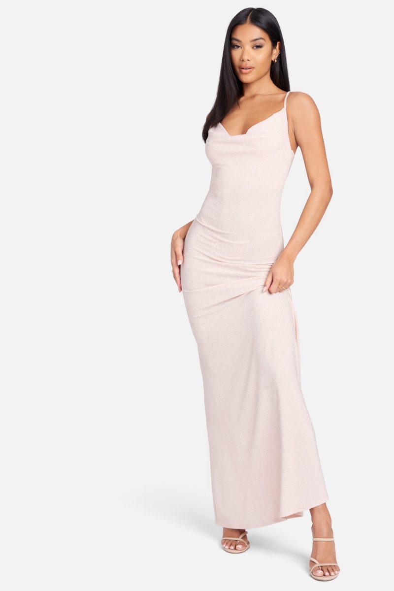 Lurex Knit Gown