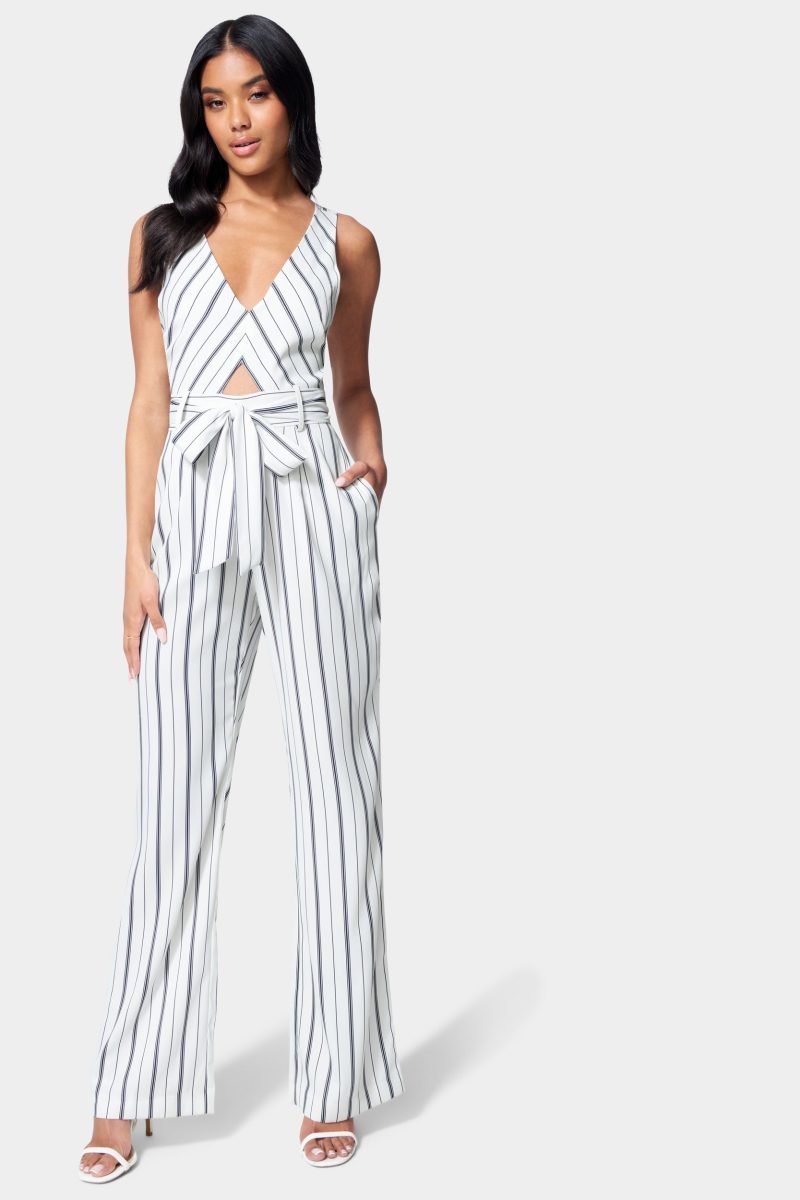 Sleeveless Wide Leg Jumpsuit