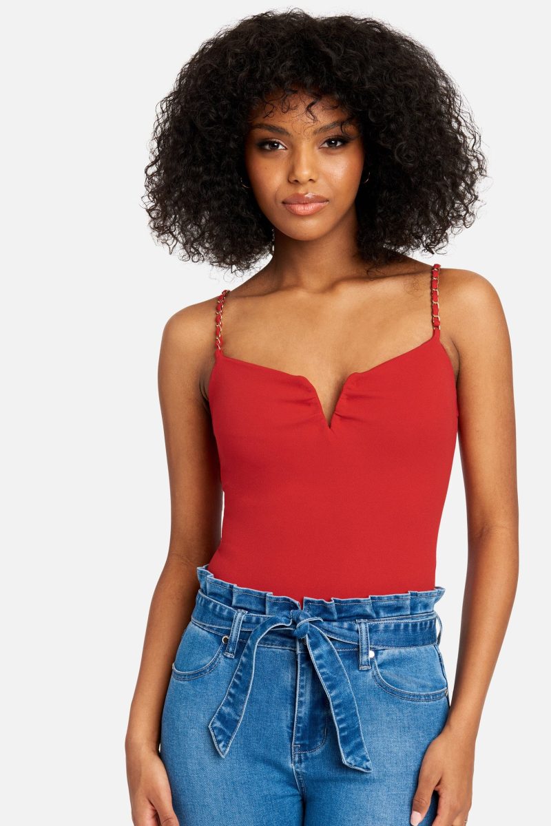 Chain Strap Bodysuit