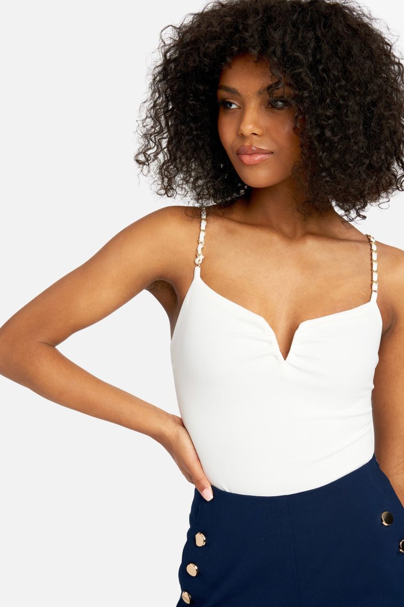 Chain Strap Bodysuit