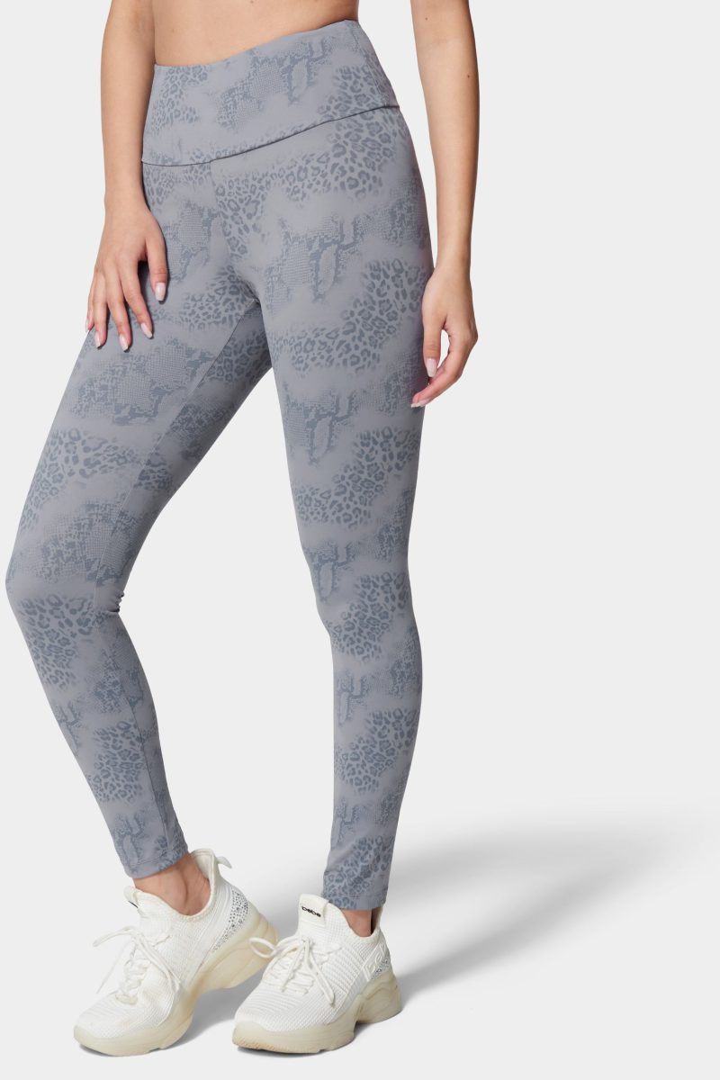 Bebe Logo Foiled Print Knit Legging