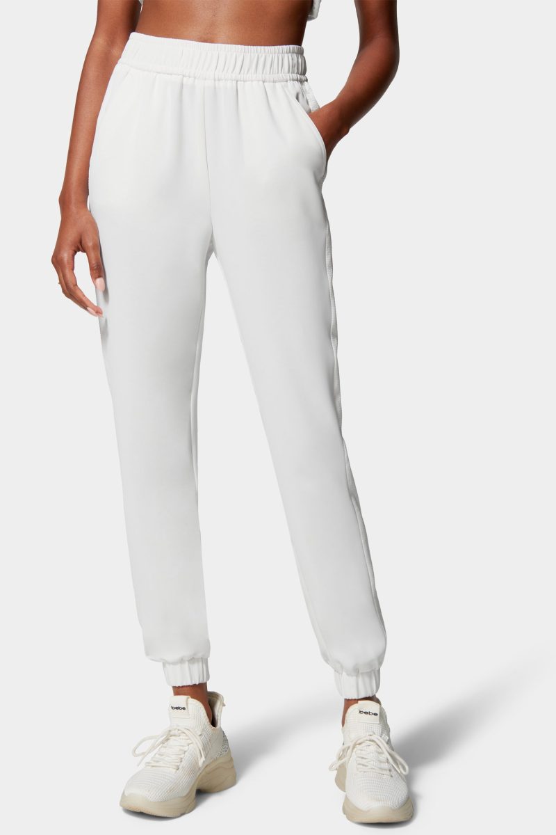 Bebe Lux Lounge Crepe Jogger With Combo Satin