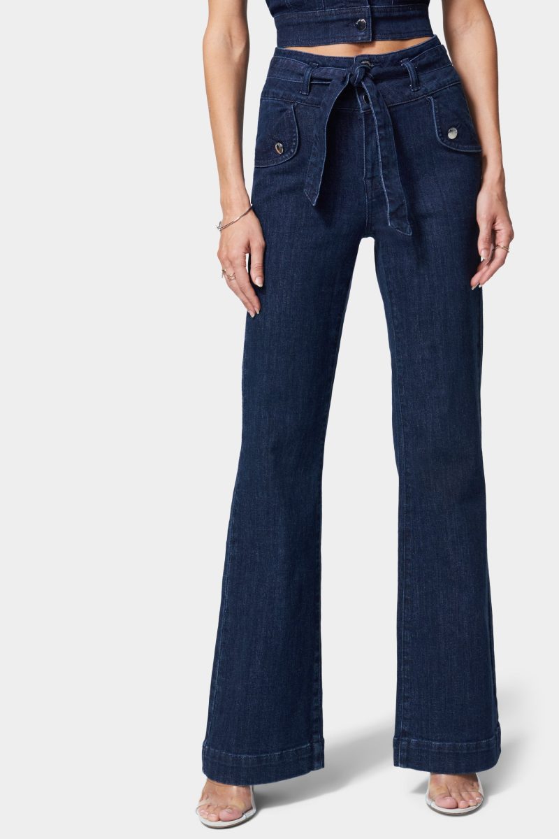 Belted Wide Leg Jean