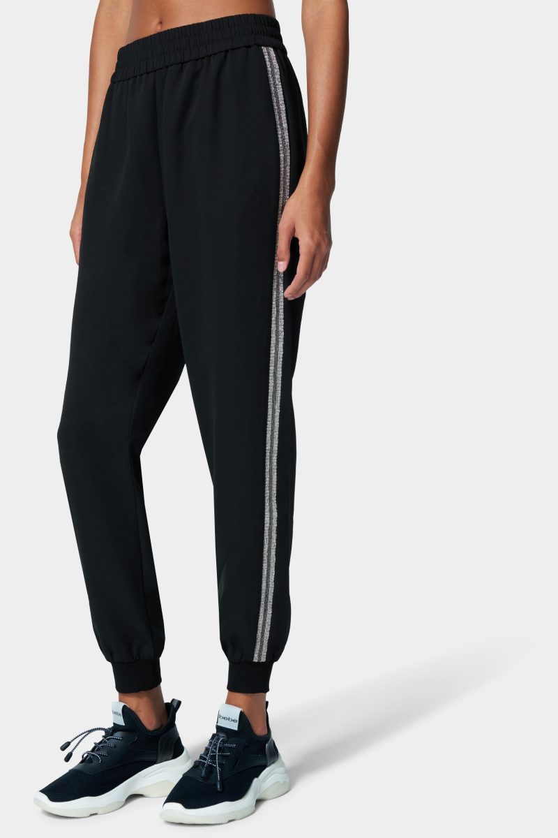 Bebe Lux Lounge Crepe Jogger