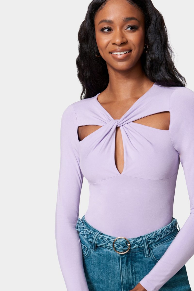 Cross Front Knit Top