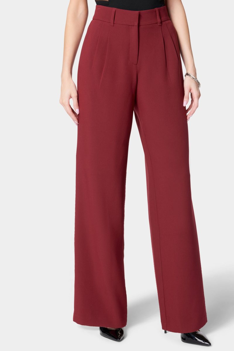 High Waist Tailored Wide Leg Pant