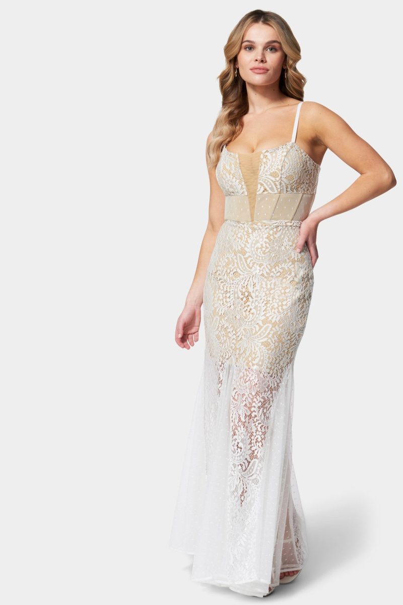 Lace Corset Mermaid Gown