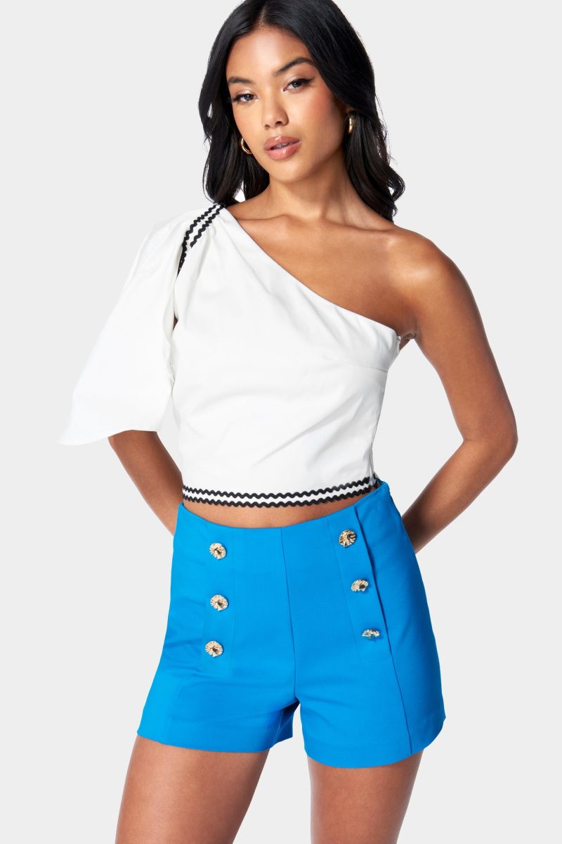 Off Shoulder Flared Sleeve Top