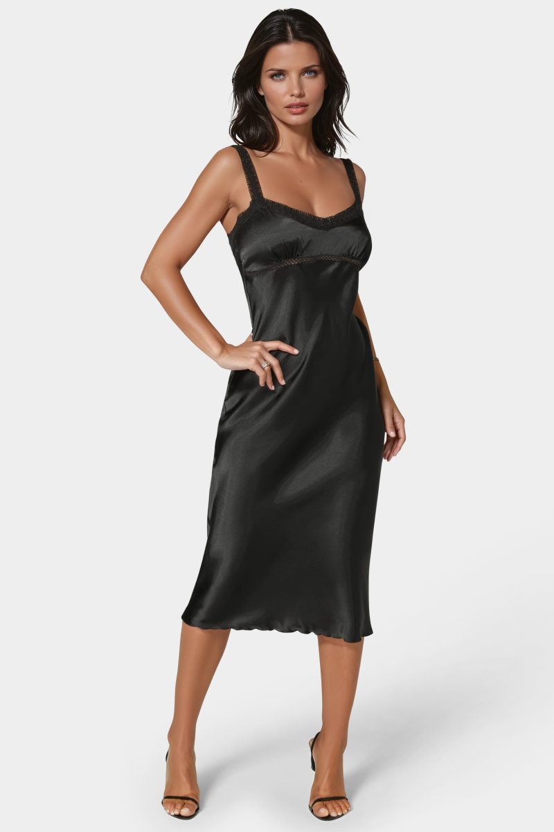 Satin Midi Dress