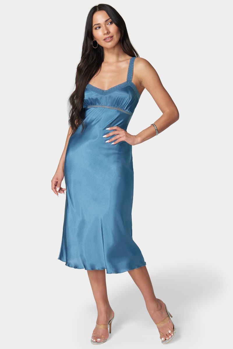 Lace Trim Bustier Dress