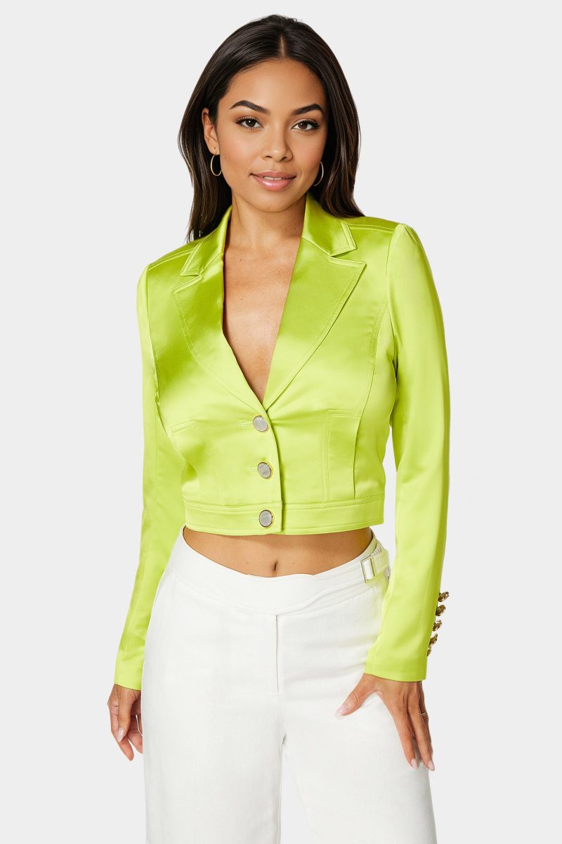 Tailored Satin Jacket