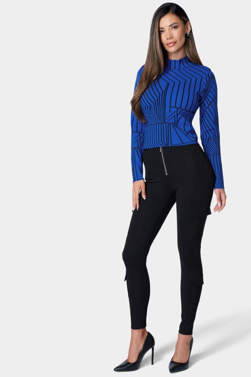 High Waist Patch Pocket Pdr Legging