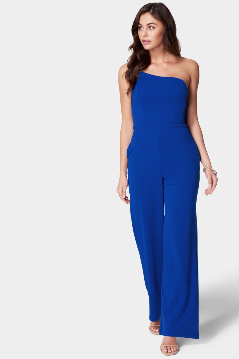 One Shoulder Core Jumpsuit