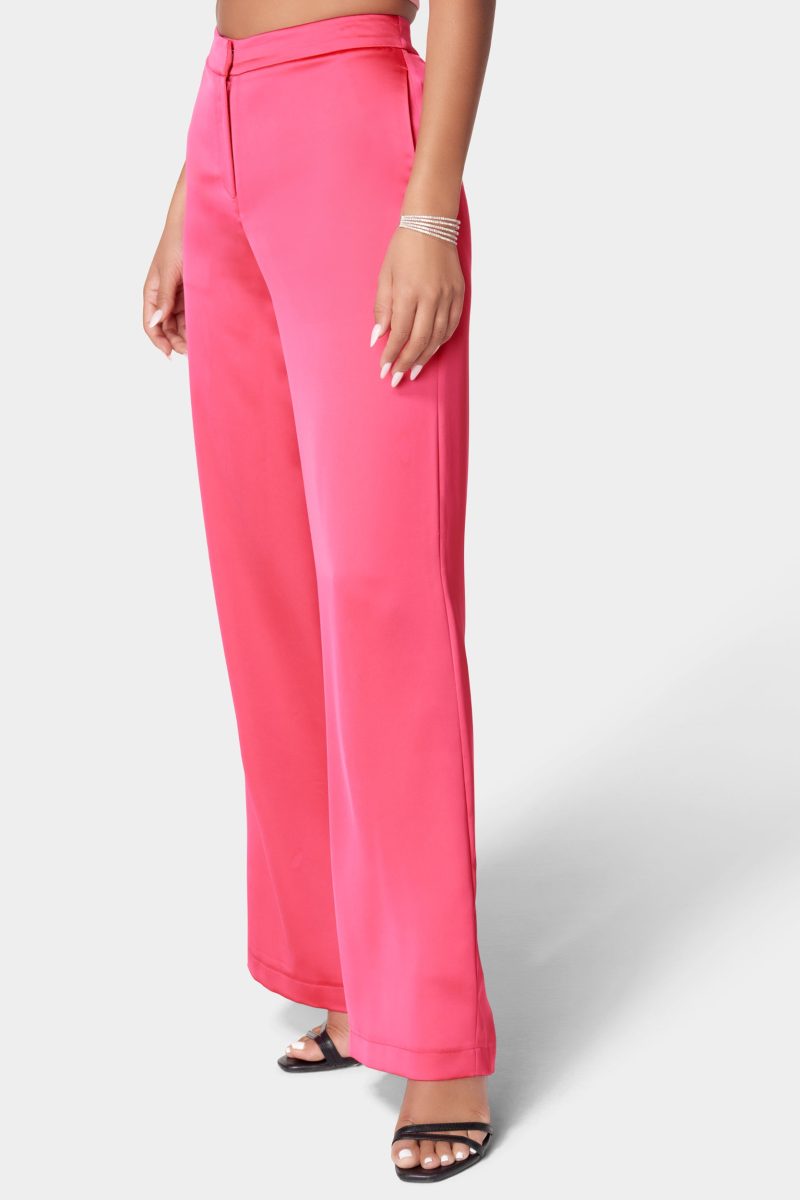 Satin Wide Leg Pant