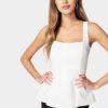 Thin Strap Peplum Top