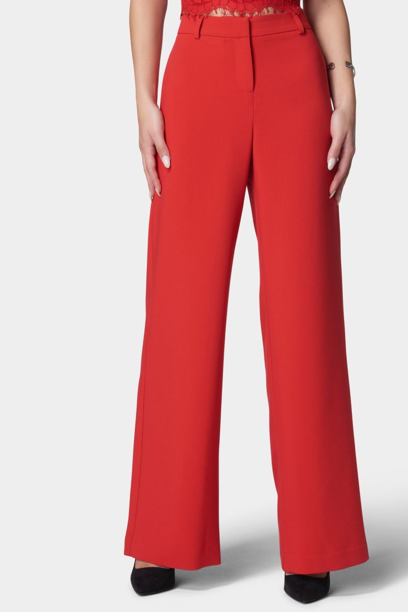 Natural Waist Wide Leg Pant