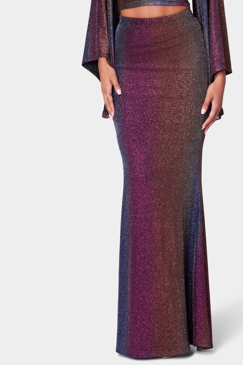 Mermaid Ombre Knit Skirt