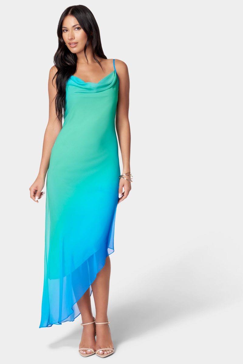 Asymmetrical Ombre Dress