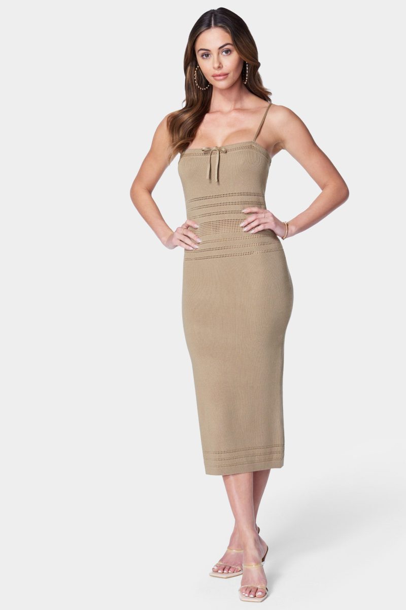 Crochet Tube Midi Dress