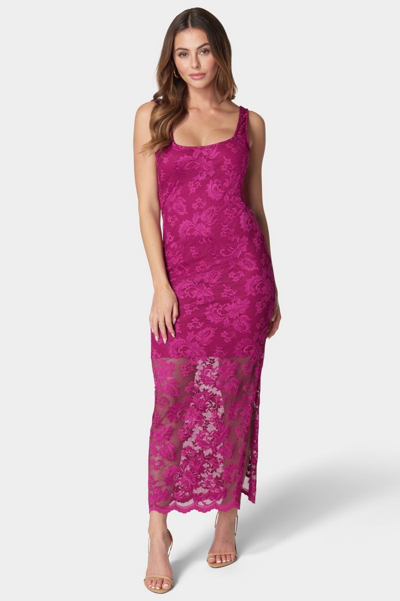 Marseille Lace Square Neck Tank Dress