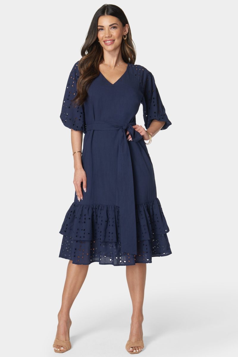 Cotton Eyelet Dress