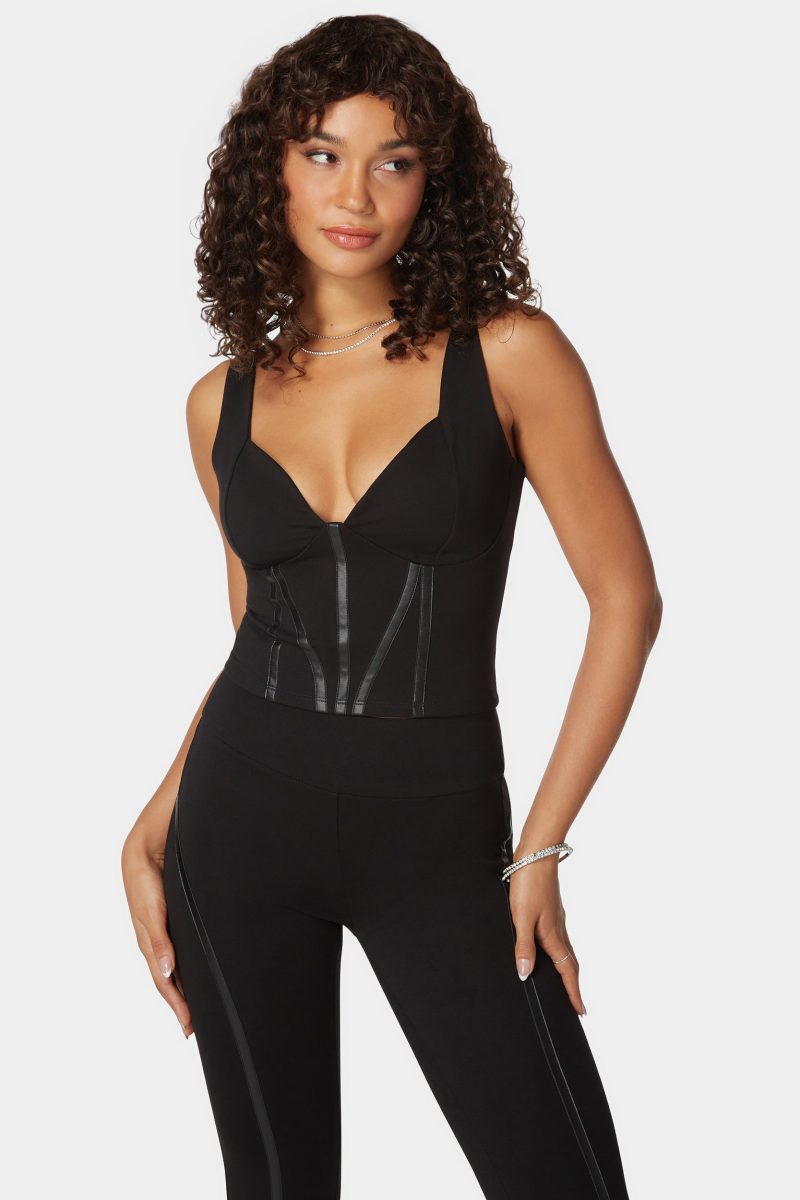 Pdr Combo Vegan Leather Corset