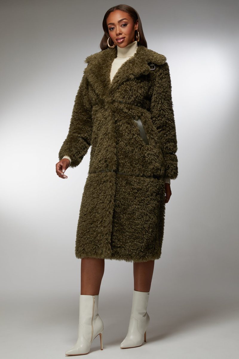Faux Fur Maxi Coat
