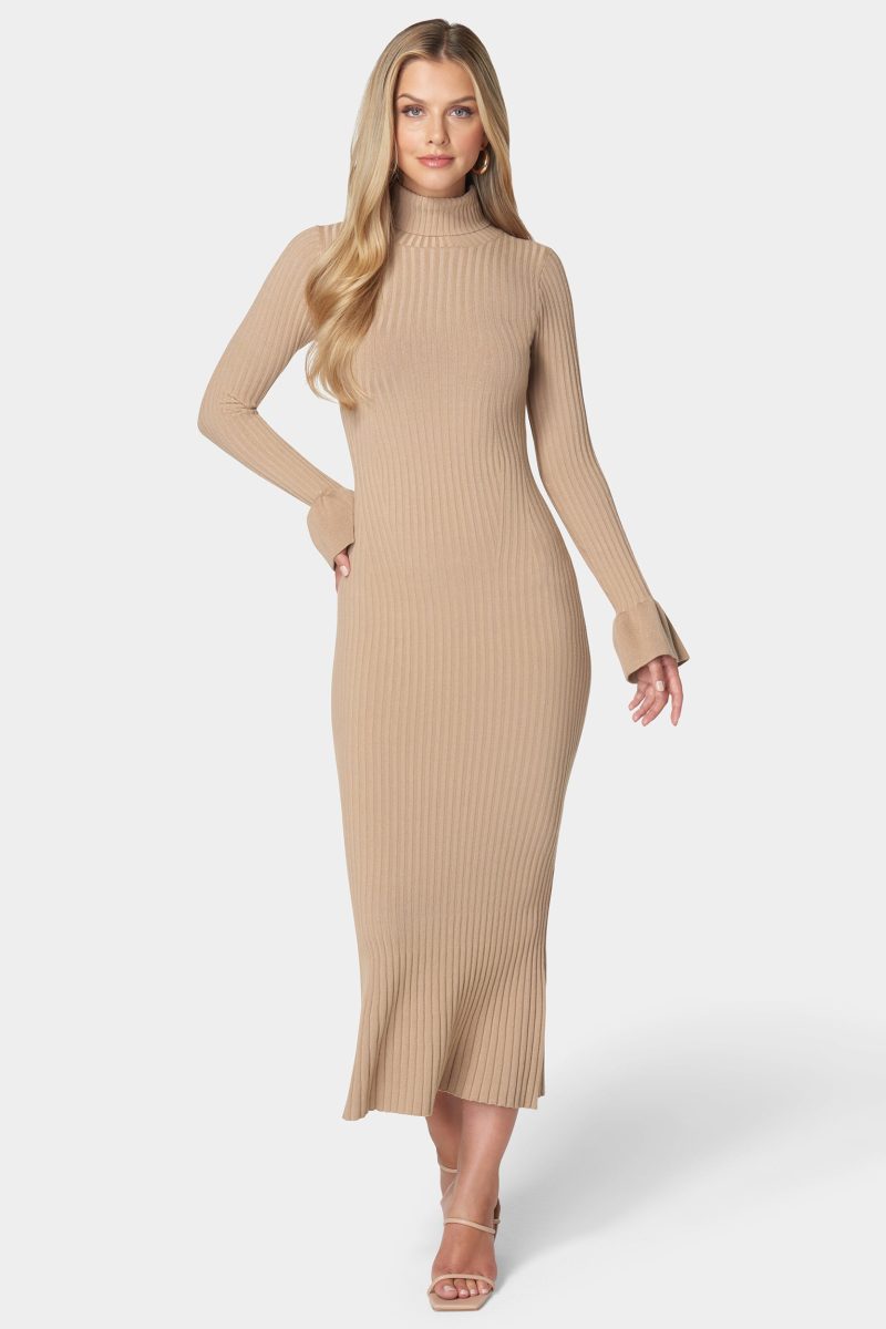 Bell Sleeve Sweater Dress