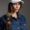 bebe Logo Hat Embellished With Crystals by Swarovski