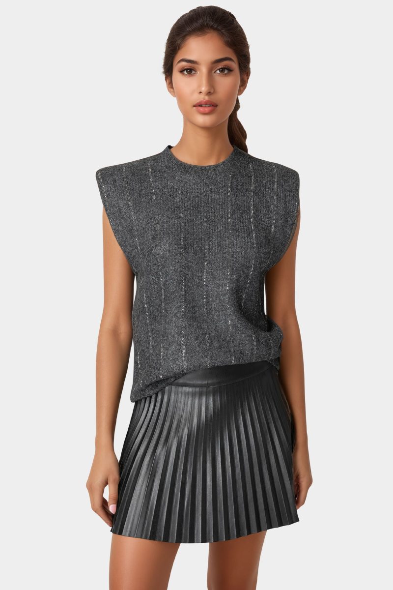 Sequin Detail Drop Shoulder Sweater