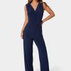 Jersey Wrap Tie Jumpsuit
