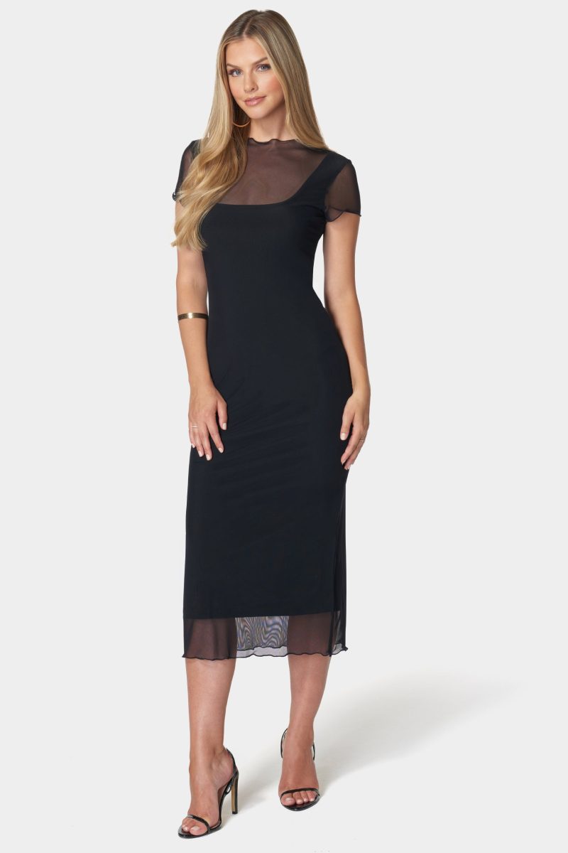 Brooklyn Mesh Maxi Dress