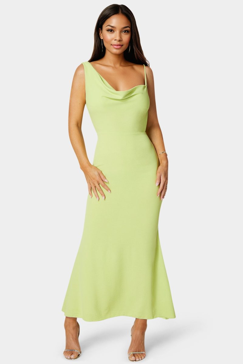 Airflow Cowl Maxi Dress