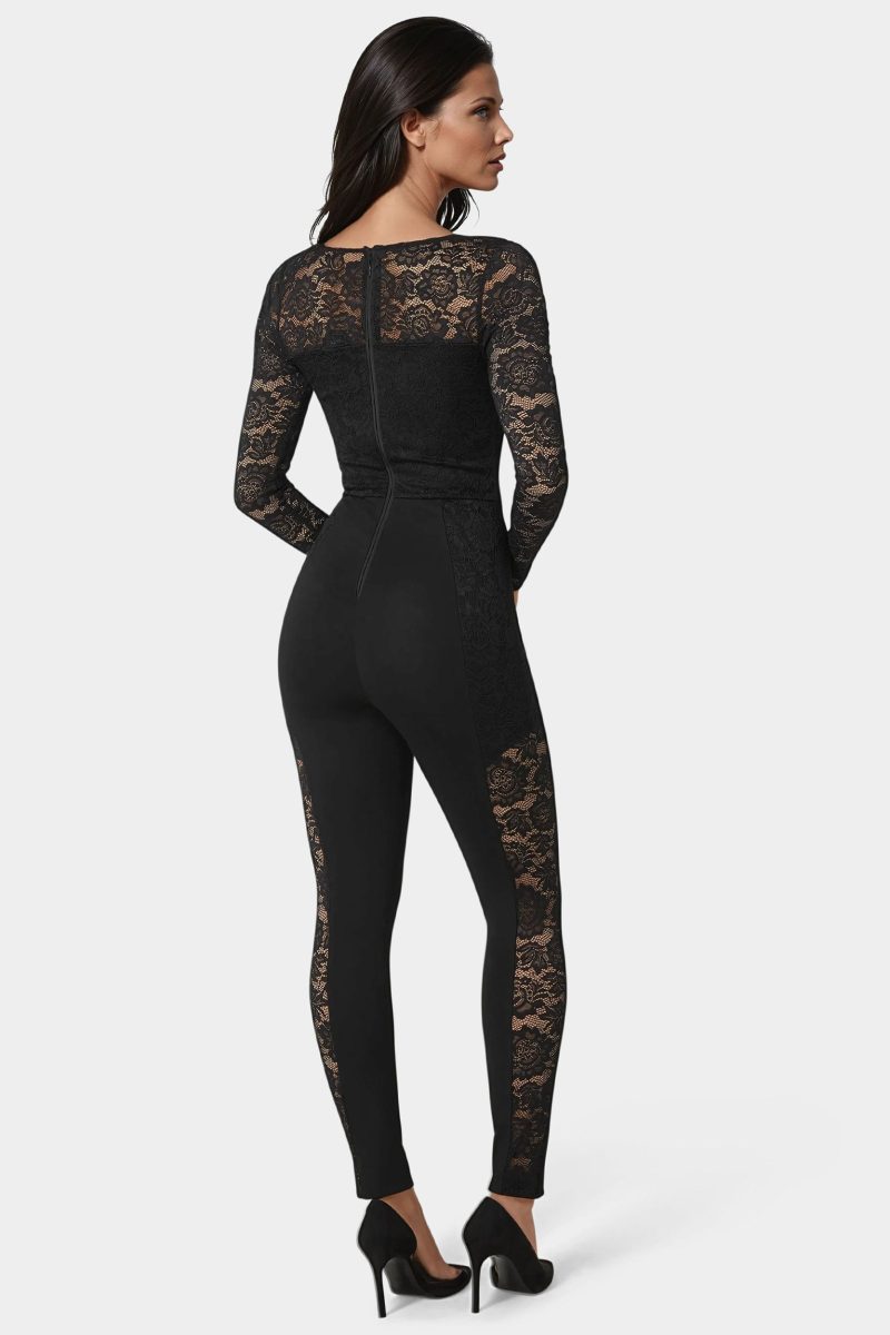 Lace Combo Catsuit
