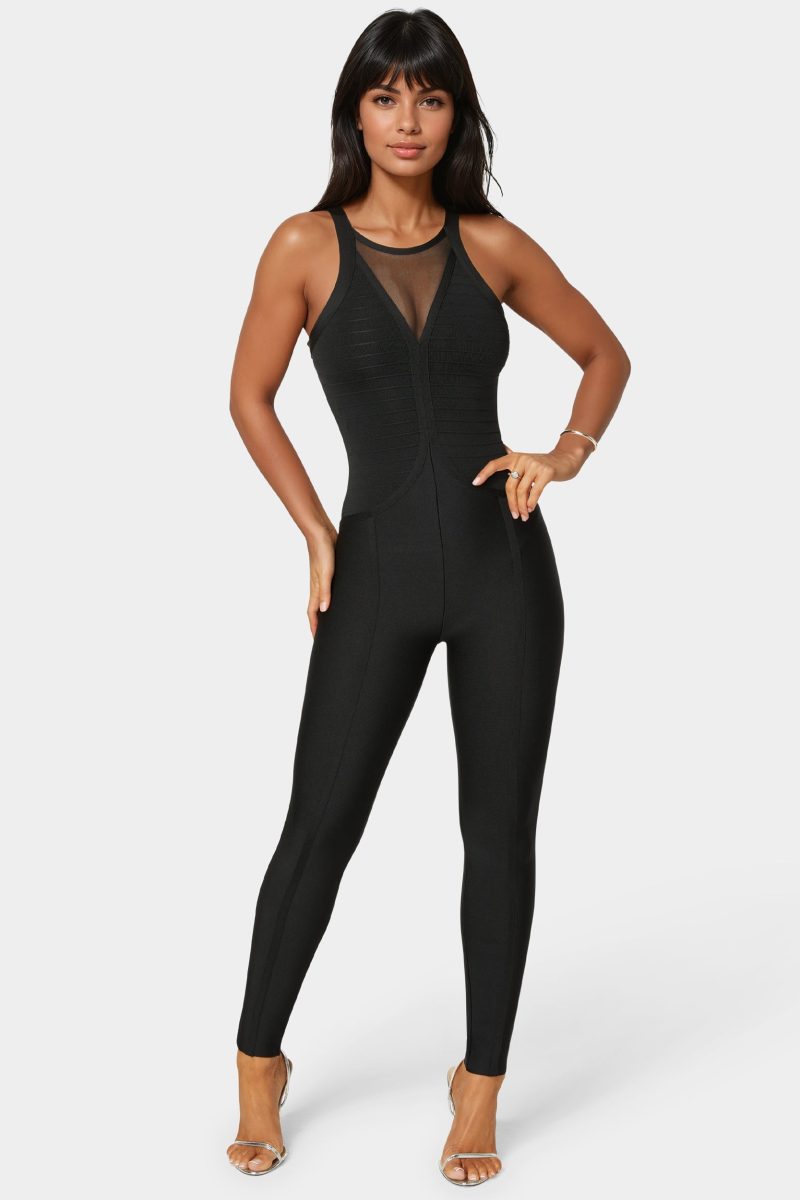 Bandage Knit Catsuit