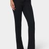 Twisted Waist Flared Leg Pant