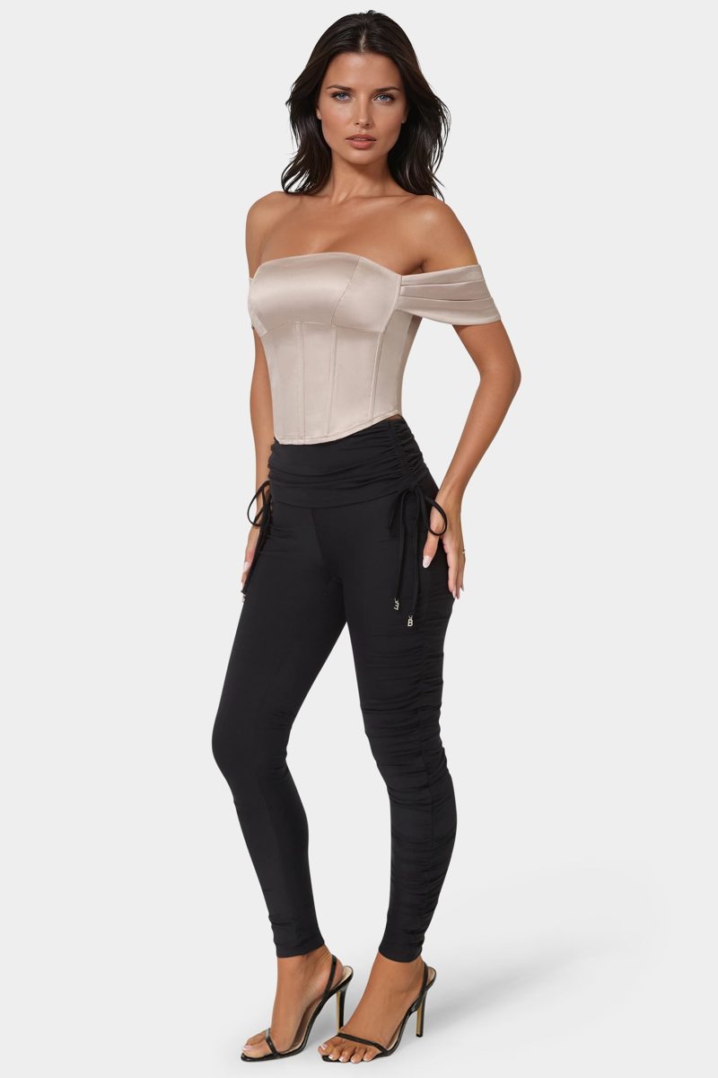 High Waist Bebe Gem Legging