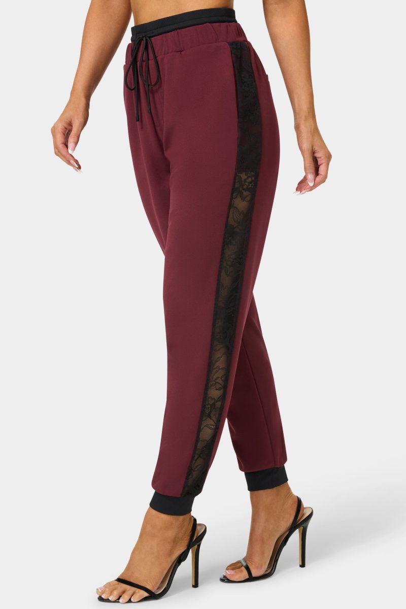 Lace Combo Jogger