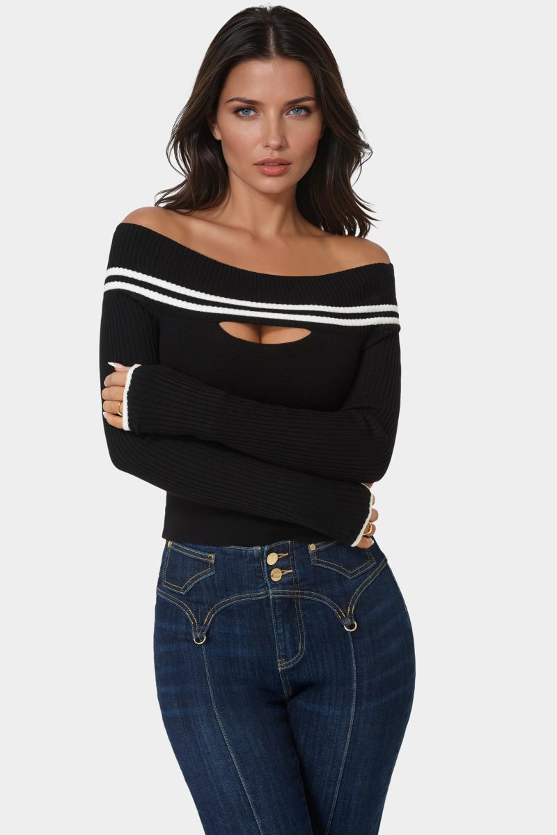 Off Shoulder Sweater