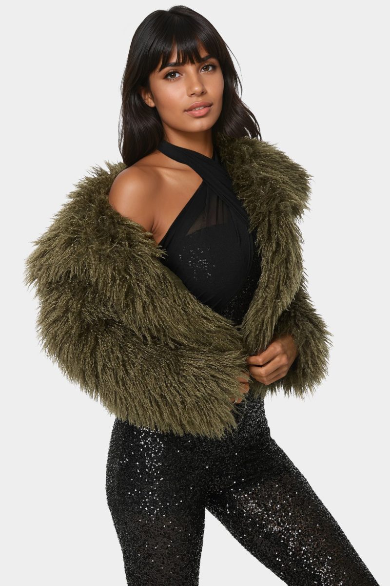 Luxurious Faux Fur Jacket