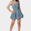 Balloon Denim Dress