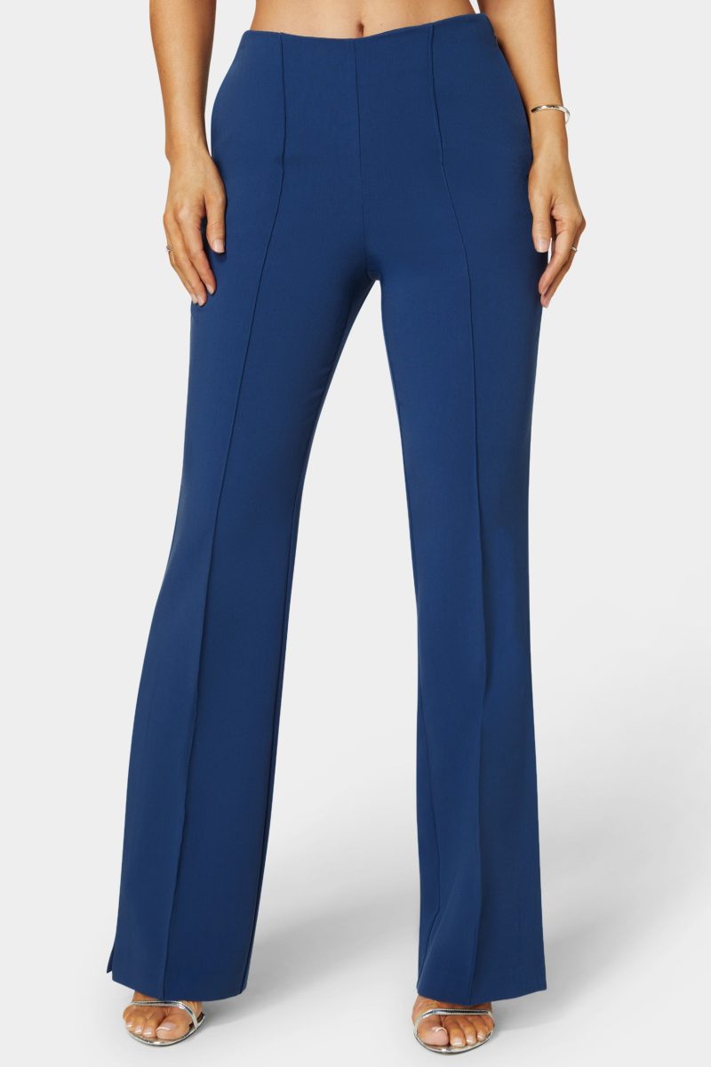 High Waist Tailored Straight Leg Pant