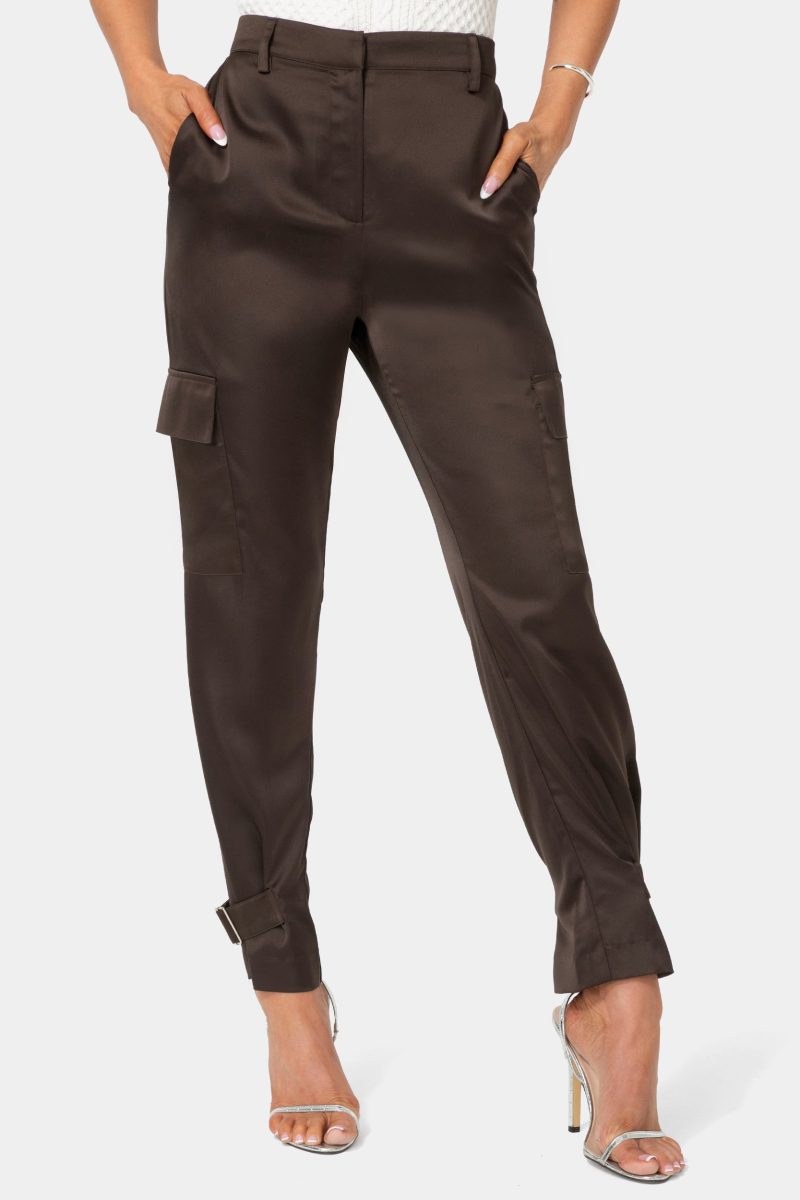 Satin Cargo Jogger