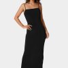 Square Neck Low Back Maxi Dress
