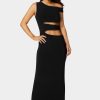 Asymmetrical Cutout Maxi