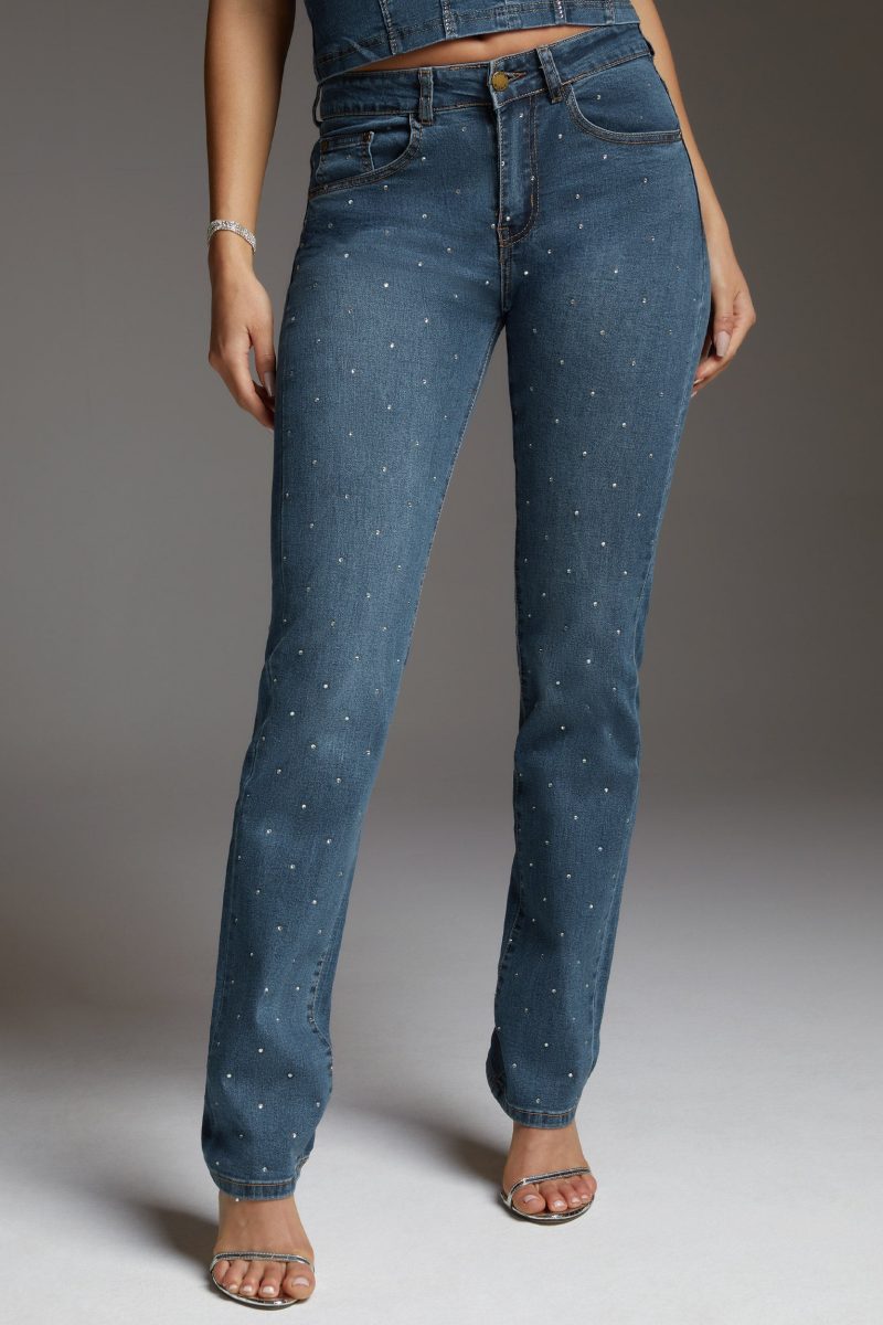 The Embellished Straight Leg