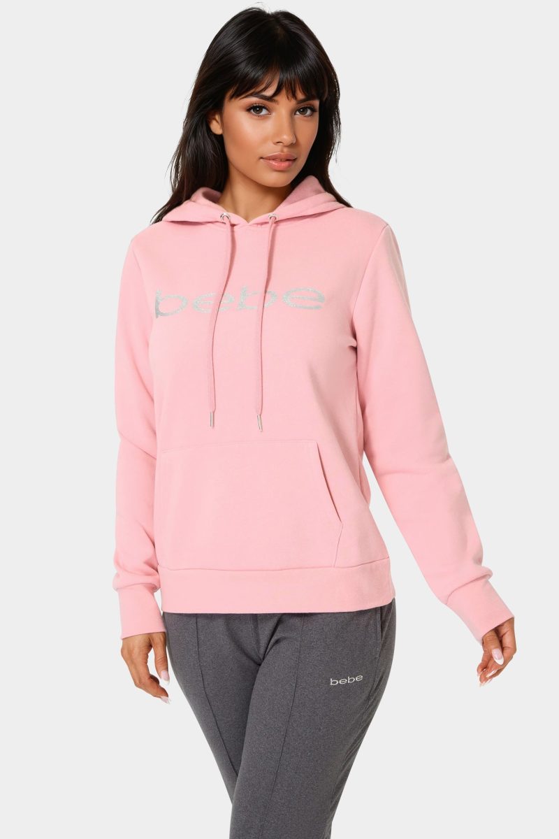 Glitter Logo Fleece Hoodie