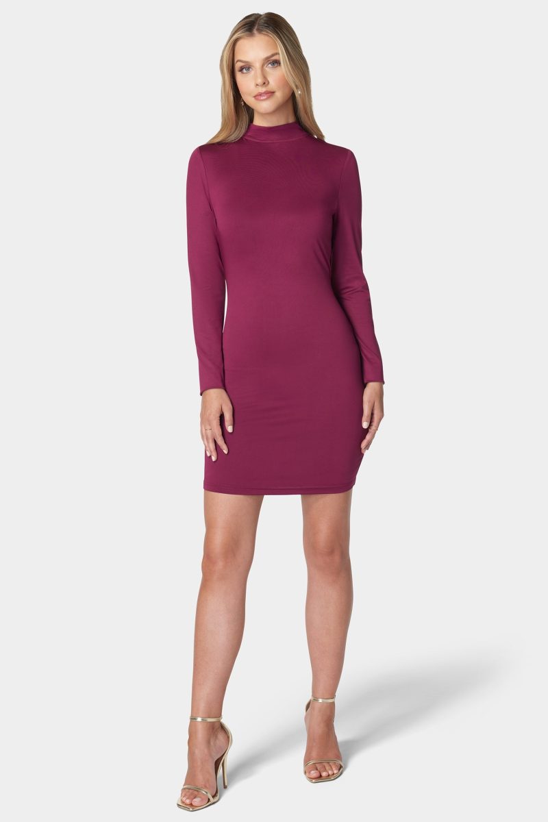 Crystal Fringe Open Back Mini Dress